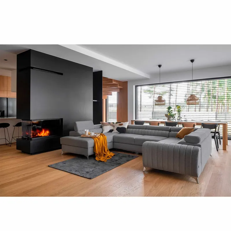 Louis Wohnlandschaft mit Schlaffunktion & Bettkasten - Poco-Stoff Sale