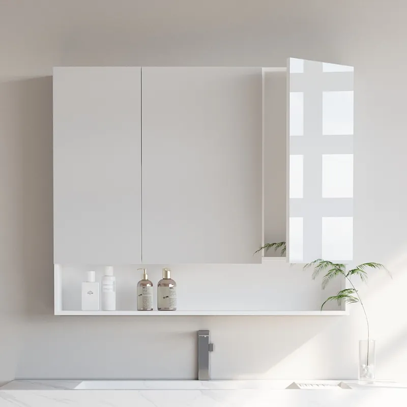 Badezimmerschrank mit 3 Türen, Badschrank, Spiegelschrank Preiswert