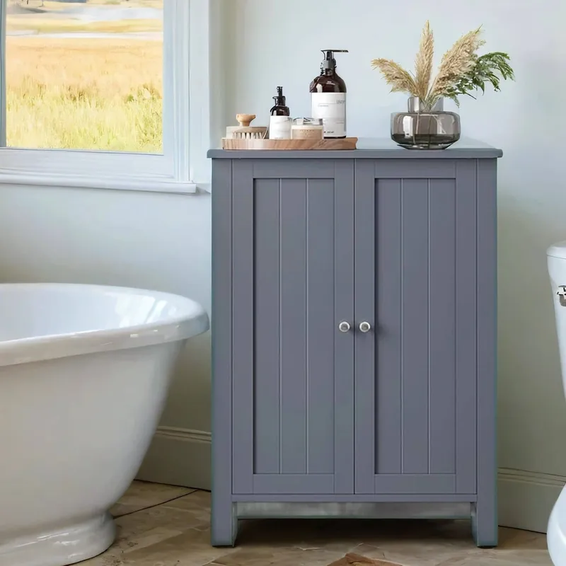 Badezimmerschrank, freistehender Badschrank, Aufbewahrungsschrank Sonderangebot