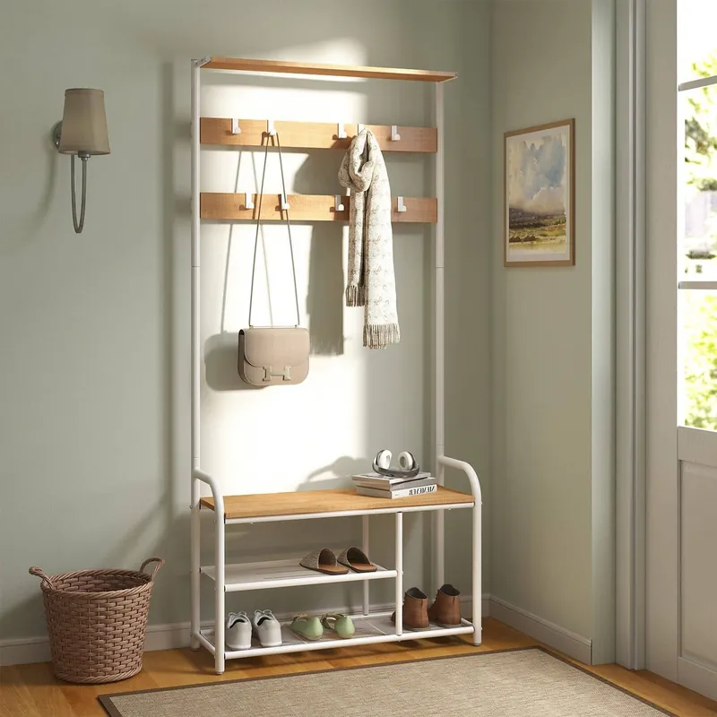 Garderobenständer, Garderobe, Kleiderständer 9 Haken Jetzt Bestellen