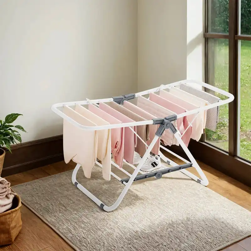 Wäscheständer klein, Standtrockner mit 2 Flügeln, faltbarer Neu Im Sortiment