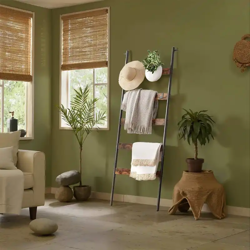 Neu Schrägleiterregal, Handtuchhalter, 5 Ebenen