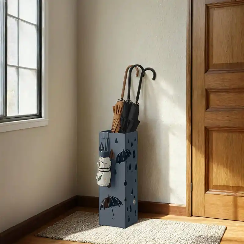 Top-Preis Regenschirmständer, Schirmständer aus Metall, quadratisch