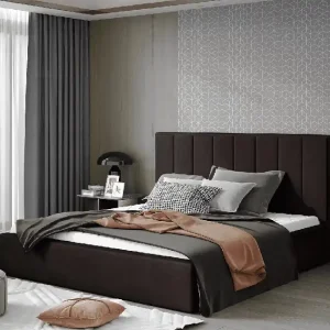 Kostenfreie Lieferung Polsterbett Audrey von Eltap mit Bettkasten & hohem Kopfteil in verschiedenen Stoffen & Größen wählbar