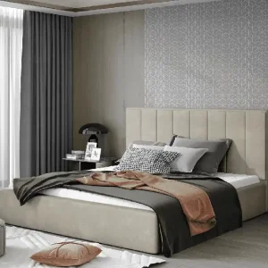 Schnäppchen Polsterbett Audrey von Eltap mit Bettkasten & hohem Kopfteil in verschiedenen Stoffen & Größen wählbar