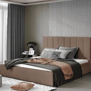 Nur Heute Polsterbett Audrey von Eltap mit Bettkasten & hohem Kopfteil in verschiedenen Stoffen & Größen wählbar