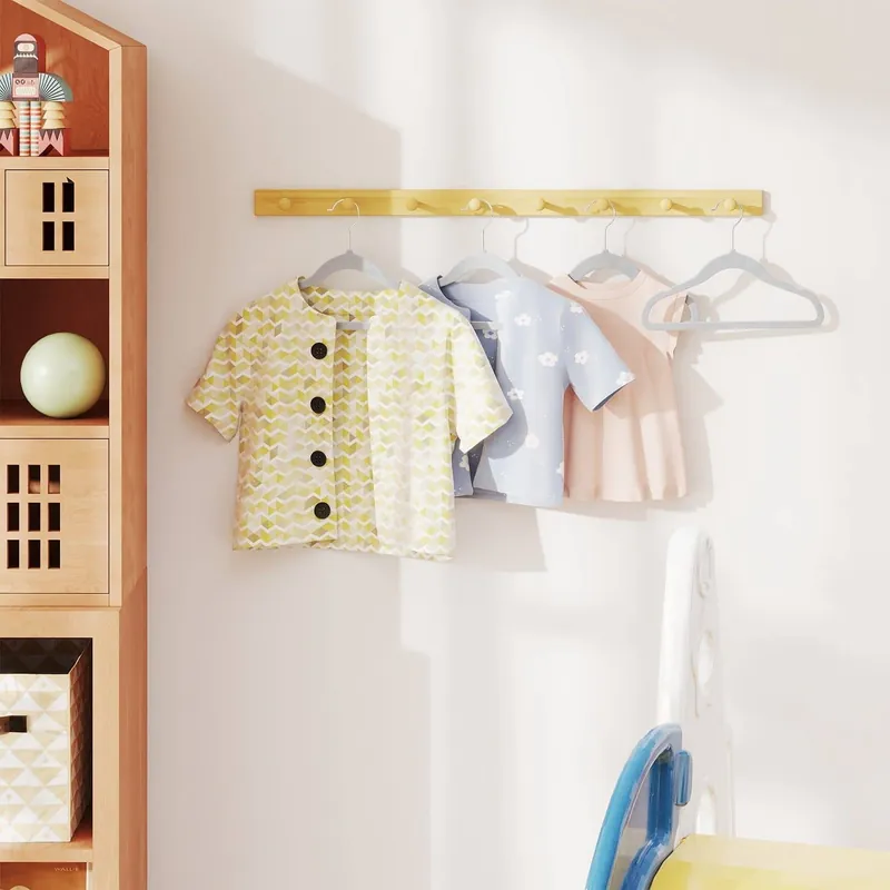 Finale Aktion Kinderkleiderbügel 30er Set mit 360° drehbaren Haken taubengrau