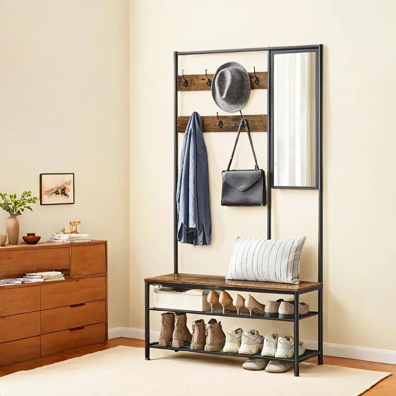 Garderobenständer mit Spiegel Markenware