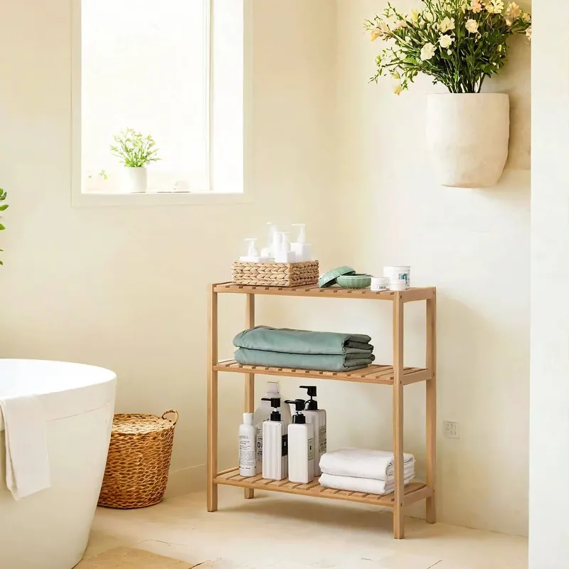 Badezimmerregal aus Bambus Begrenztes Angebot