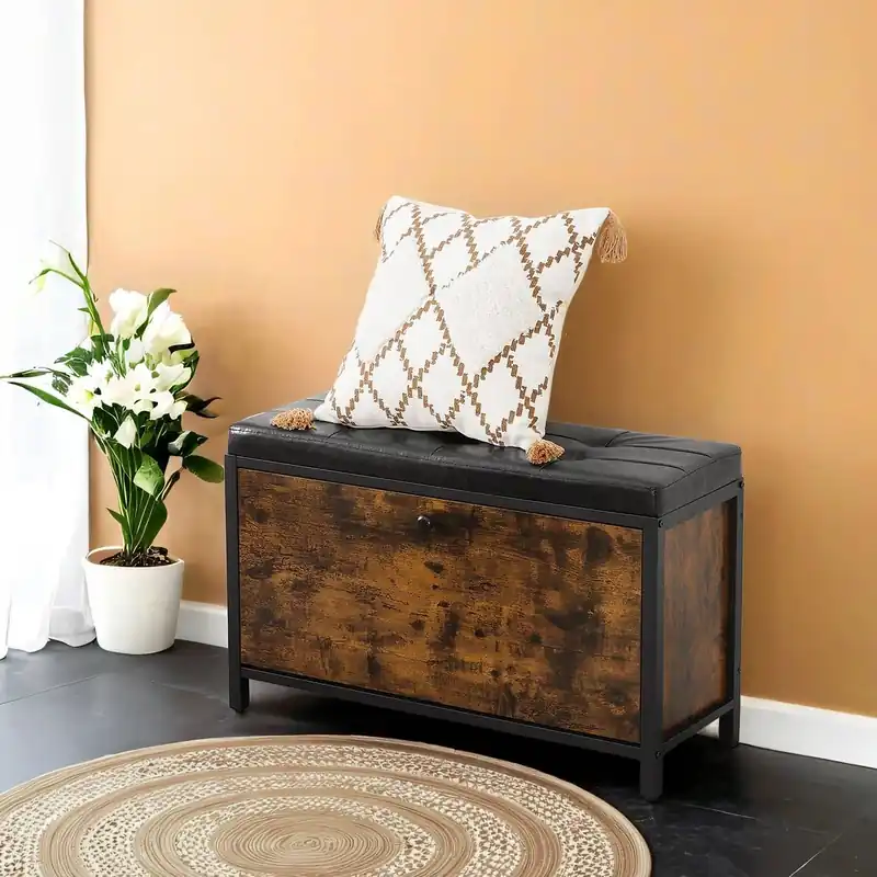 Schuhbank vintagebraun-schwarz Neue Ware