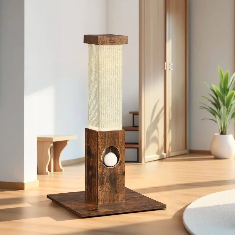 Letzte Chance Kratzsäule 73 cm mit Spielzeug