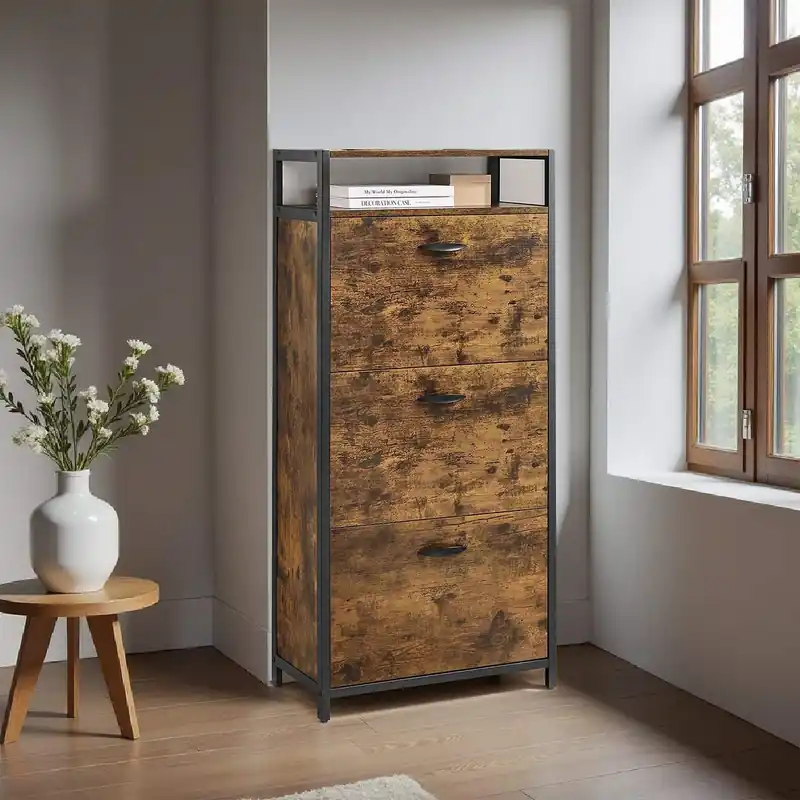 Schuhschrank mit 3 Klappen Schnäppchen