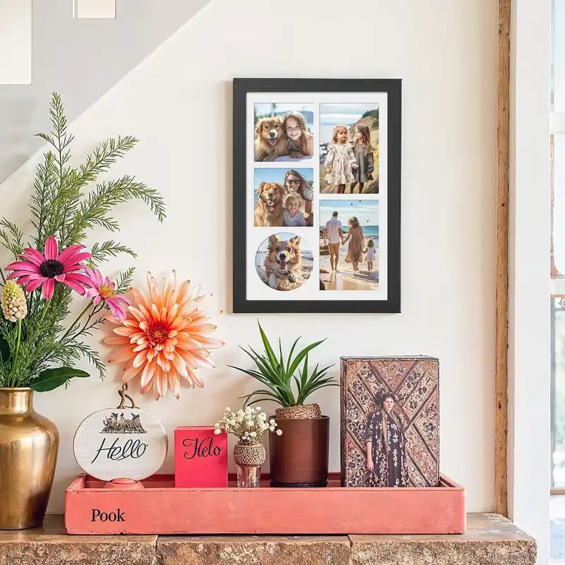 Bilderrahmen A4 für mehere Bilder eschenschwarz Jetzt Kaufen