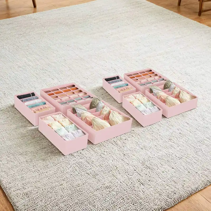 Günstig Unterwäsche-Organizer für BHs rosa