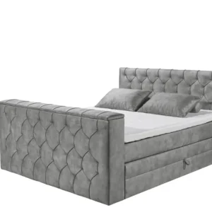 Boxspringbett Springdale - motorisierter TV-Halterung, geräumigem Bettkasten und Duo-Wendematratze H3/H4 - ED Exciting Design Finale Aktion