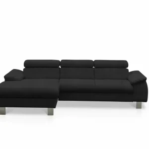 Nur Für Kurze Zeit Echtleder Ecksofa Micky mit Schlaffunktion und Bettkasten - Cotta