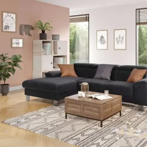 Cord Ecksofa Micky mit Schlaffunktion und Bettkasten - Cotta Neu Im Sortiment