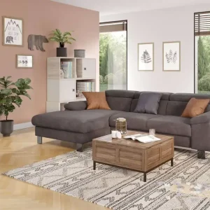 Beliebt Ecksofa Micky mit Schlaffunktion & Bettkasten - Cotta