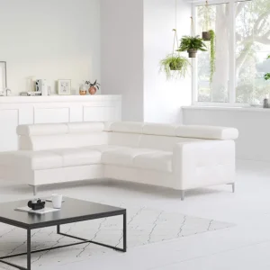 Echtleder Ecksofa Sammy mit Schlaffunktion & Bettkasten - Cotta Sonderaktion