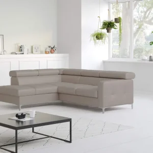 Echtleder Ecksofa Sammy mit Schlaffunktion & Bettkasten - Cotta Abverkauf