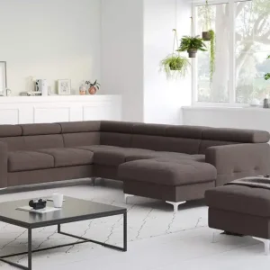 Kostenfreie Lieferung Wohnlandschaft Sammy - All Senses - mit Schlaffunktion & Bettkasten - Cotta