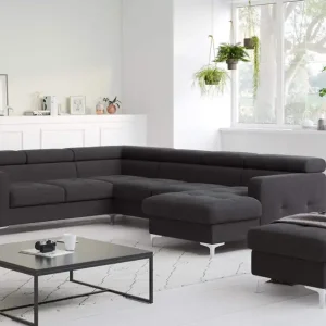 Sonderangebot Wohnlandschaft Sammy - All Senses - mit Schlaffunktion & Bettkasten - Cotta