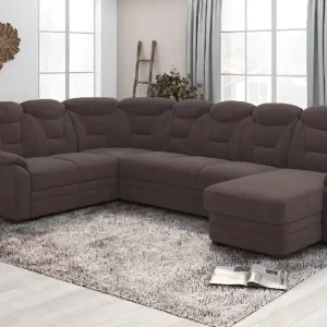 Wohnlandschaft Marcus mit Schlaffunktion & Bettkasten - Cotta Echt