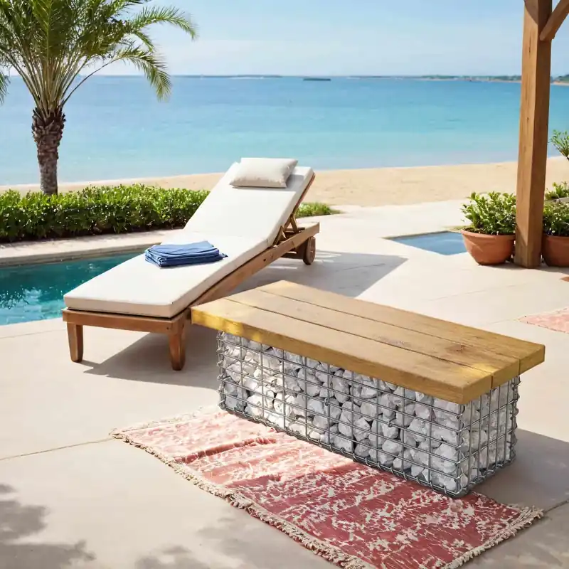 Gabionenkörbe mit 5 x 10 cm Maschenweite für Steine 2er Set Jetzt Kaufen