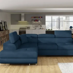 Ecksofa Anton mit Schlaffunktion – Eltap, verstellbare Kopfstützen | Kronos Echt