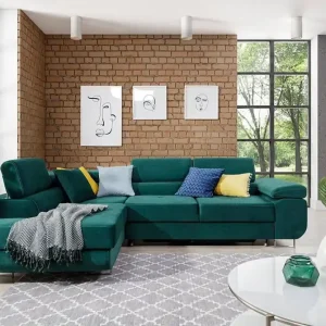 Ecksofa Anton mit Schlaffunktion – Eltap, verstellbare Kopfstützen | Kronos Begrenztes Angebot