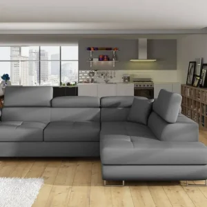 Markenware Ecksofa Anton 272x203 cm mit Schlaffunktion – Eltap Soft