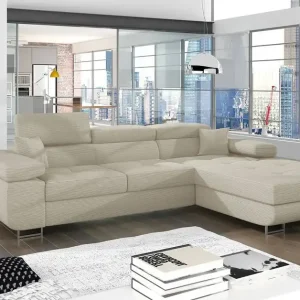 Ecksofa Armando in Cord 289x203 cm mit Schlaffunktion – Eltap Jarell Neu Im Sortiment