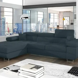 Sale Ecksofa Armando in Cord 289x203 cm mit Schlaffunktion – Eltap Jarell