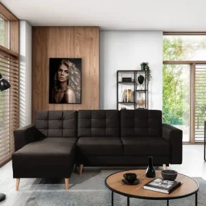 Ecksofa Asgard L mit Schlaffunktion – Eltap Monolith Retro Letzte Chance