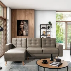 Ecksofa Asgard L mit Schlaffunktion – Eltap Monolith Retro Preis Gesenkt