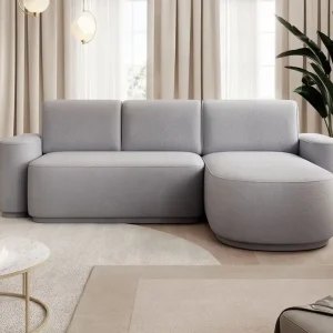 Versand Am Gleichen Tag Ecksofa Aurumm mit Schlaffunktion – Eltap Amore Stoff modern