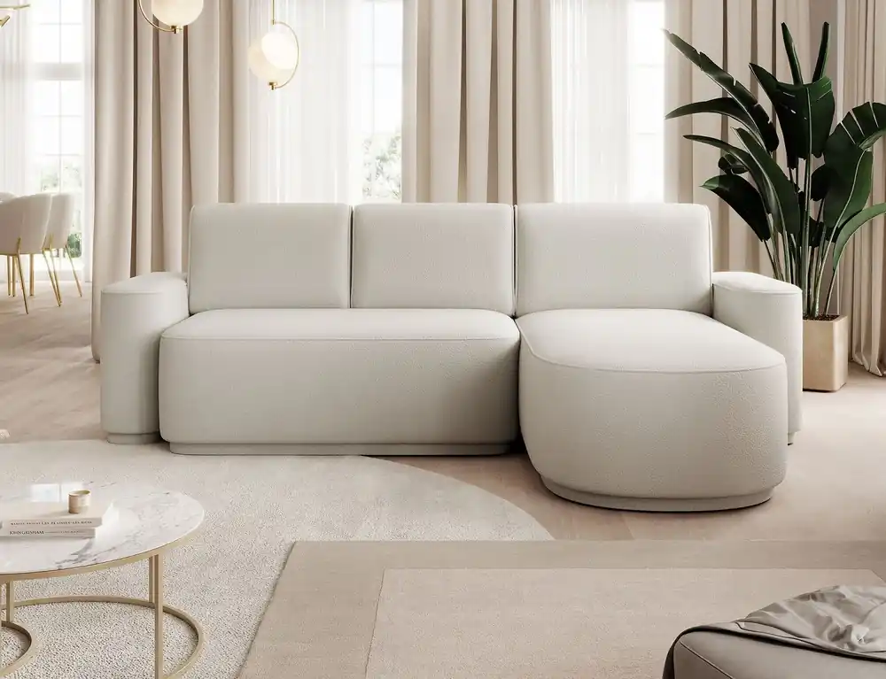 Ecksofa Aurumm mit Schlaffunktion – Eltap Amore Stoff modern Schnäppchen