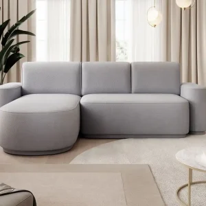 Ecksofa Aurumm mit Schlaffunktion – Eltap Amore Stoff modern Neuheit
