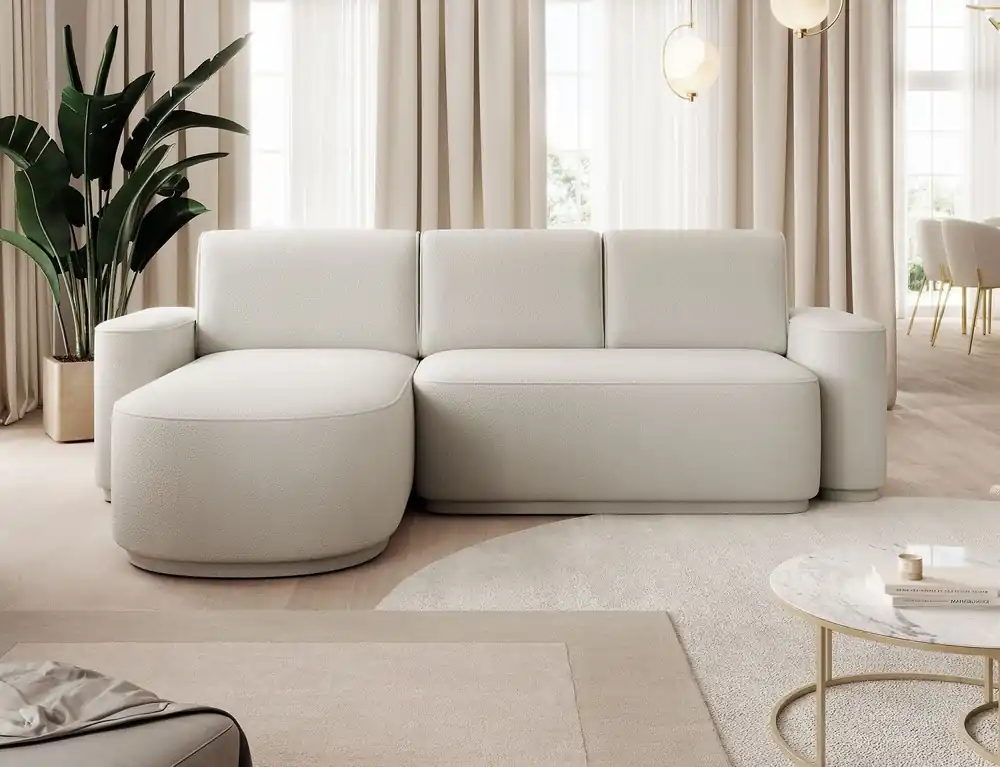 Kostenfreie Lieferung Ecksofa Aurumm mit Schlaffunktion – Eltap Amore Stoff modern