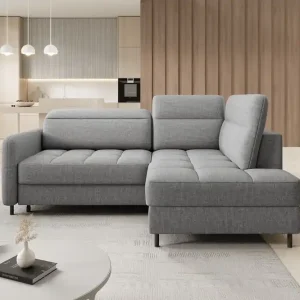 Ecksofa Barea mit Schlaffunktion – Eltap Manhattan Stoff modern Markenware
