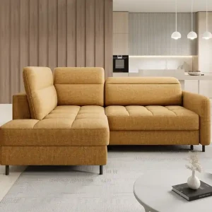 Ecksofa Barea mit Schlaffunktion – Eltap Manhattan Stoff modern Online Kaufen