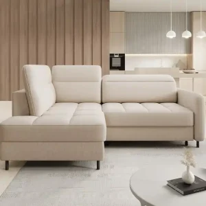 Ecksofa Barea mit Schlaffunktion – Eltap Manhattan Stoff modern Neue Ware