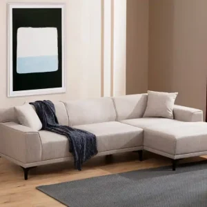 Markenware Ecksofa Petra – Skandinavisches Design trifft Komfort