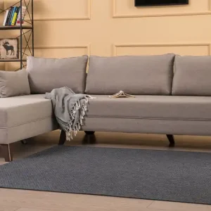 Ecksofa Bella - mit losen Rückenkissen Gratis Versand