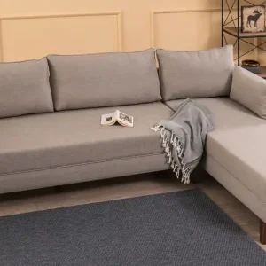 Solange Der Vorrat Reicht Ecksofa Bella - mit losen Rückenkissen