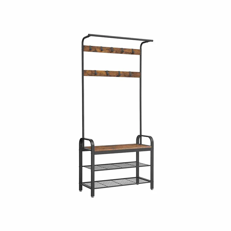 Garderobenständer mit 3 Ablagen Neuheit