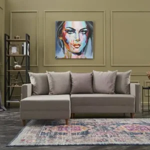 Kleines Ecksofa Aydam - mit Schlaffunktion Aktuell