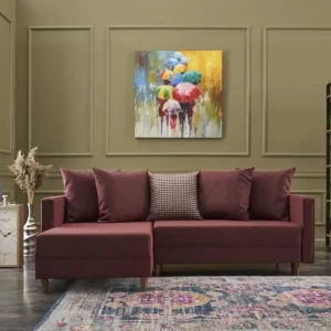 Meistverkauft Kleines Ecksofa Aydam - mit Schlaffunktion