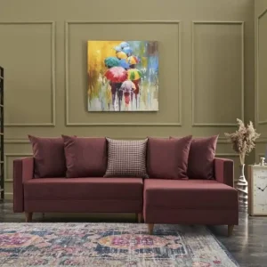 Kleines Ecksofa Aydam - mit Schlaffunktion Neue Kollektion