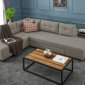 Manama Ecksofa mit praktischer Schlaffunktion Echt